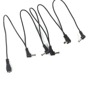 5 Way Daisy Chain Cable for Electric Guitar Effect Pedal Power Supply Cord Lead