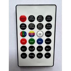 Remote Control for RGB Animation Beam Effect Light