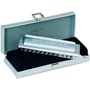 SAXONY Chromatic Harmonica, Matte, Key of C