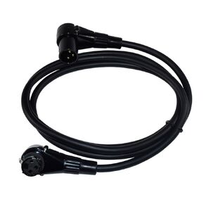 HQRP XLR to XLR Cable 5 Feet, 3-Pin XLR Male L-Shaped to 3-Pin XLR Female L-Shaped Cord for Speaker, PA System, PVC Jacket, Mic Cord, XLR Speaker Cable, XLR Microphone Cable, 5 Ft