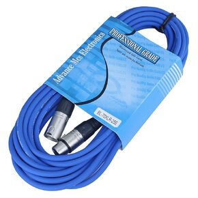 كابل ميكروفون XLR بطول 20 قدم ذكر إلى أنثى (أحمر)