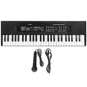 Portable Electronic Organ, Elegant Electronic Keyboard, Mini Electronic Keyboard, 54‑Key Electronic Organ, School for Chidren Home Adult