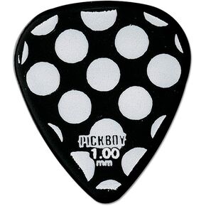 Pickboy Heavy Metal, Polk-a-Dots, Celltex, 1.00mm, 10 picks
