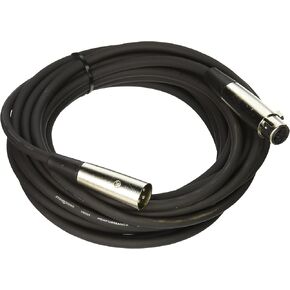 Strukture PRO20M7 Heavy Duty 20' XLR Mic Cable, 7Mm Rubber, Black