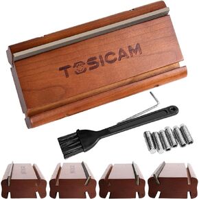 3/23/35/90 Degree Guitar Fret End Beveling File, 4 in 1 fret file - Guitar Bass Fret End Dressing, Guitar Fret Crowning End Bevel File Luthier Tools for Rounding, Shaping and Deburring