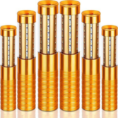6 قطع LED ستروب باتون ضوء المرحلة المحمولة ضوء زجاجة الشمبانيا زجاجة بريق زجاجة خدمة ضوء زجاجة محمولة ضوء علوي لشريط ملهى ليلي حفلة موسيقية الحدث في الهواء الطلق (فضي، ضوء أبيض) in Saudi Arabia