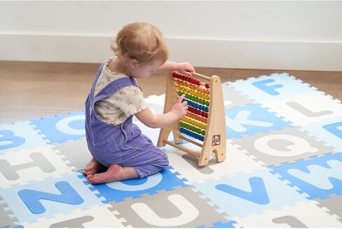 مجموعة سجادة اللعب ABC من إسفنج EVA الناعم من Tadpoles مكونة من 36 قطعة، متعددة/أساسية، 74 × 74 (36 قدم مربع) in Kuwait