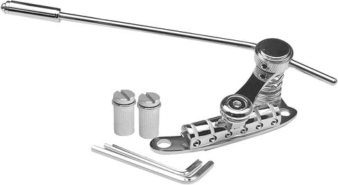 Guitar Tremolo Bridge Tailpiece Vibrato Bridge, Professional Electric Guitar Bridge Stop Bar Tailpiece Tremolo for Practise, black in Saudi Arabia