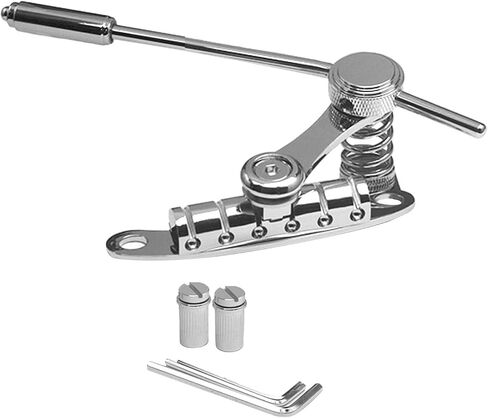 Guitar Tremolo Bridge Tailpiece Vibrato Bridge, Professional Electric Guitar Bridge Stop Bar Tailpiece Tremolo for Practise, black in Saudi Arabia