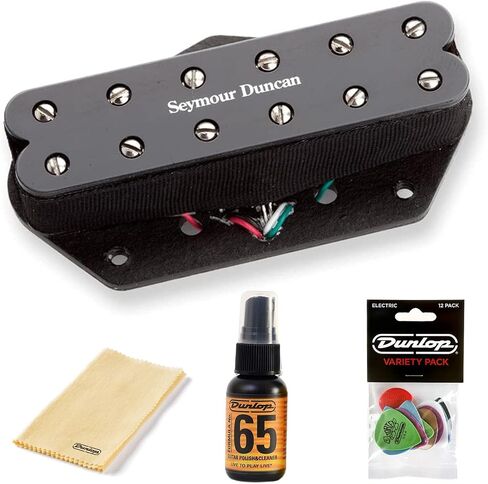Seymour Duncan ST59-1b Little '59 Bridge Pickup for Tele - Bundled with Dunlop Variety Pick Pack and Polishing Kit in Saudi Arabia