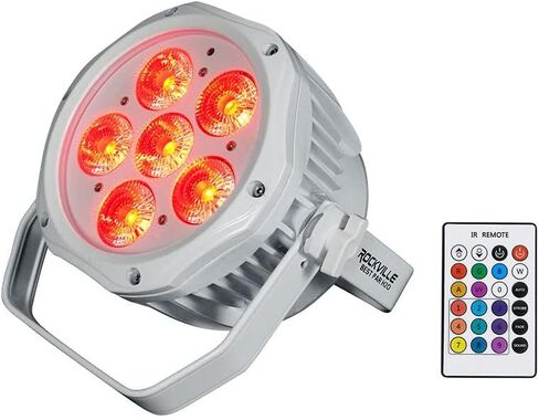 Rockville Best Pack H2O (6) بطارية مقاومة للماء Par DJ Lights+حافظة شحن in Kuwait