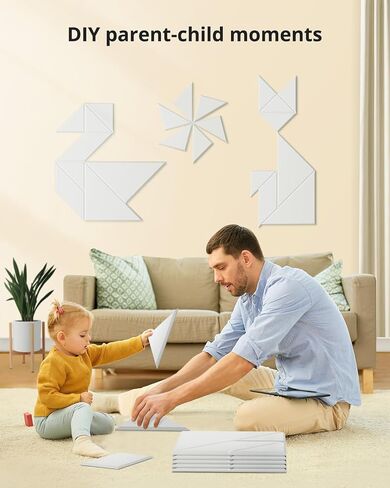 ألواح إسفنجية مقاومة للصوت، ألواح صوتية ذاتية اللصق، ألواح مقاومة للصوت للجدران، ألواح صوتية للاستوديو عالية الكثافة، 12 بوصة × 12 بوصة × 0.4 بوصة، 18 قطعة in Saudi Arabia