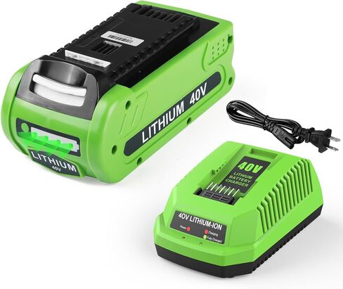بطارية ليثيوم بديلة Powilling 40 فولت 6.5 أمبير في الساعة لبطارية GreenWorks 29462 أدوات كهربائية G-MAX 40 فولت 29252 20202 22262 in Saudi Arabia