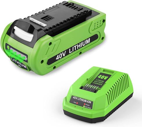 بطارية ليثيوم بديلة Powilling 40 فولت 6.5 أمبير في الساعة لبطارية GreenWorks 29462 أدوات كهربائية G-MAX 40 فولت 29252 20202 22262 in Saudi Arabia
