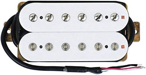 بيك اب هامبوكر بملف مزدوج 52 ملم من السيراميك للجيتار الكهربائي - ابيض in Kuwait