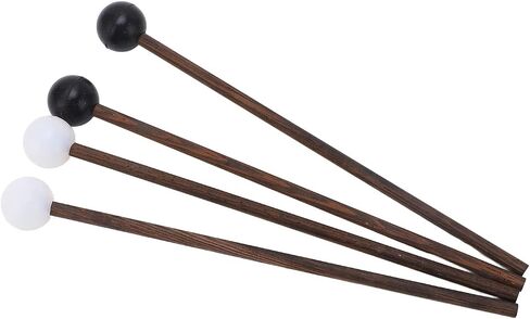 Percussion Instrument Drumstick, 4pcs Steel Tongue Drum Mallet, Rubber Drumstick Percussion Instrument Parts Tongue Drum Drumstick Mallets for Child Drummers and Practitioners in Saudi Arabia
