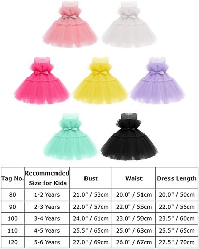 IWEMEK Ruffle Flower Girls Dress Sleeveless Bow Princess Party Tutu Gown Wedding Bridesmaid Pageant Formal Prom Dresses in Saudi Arabia