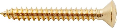 Musiclily Ultra 3x25mm Stainless Steel Countersunk Mounting Screws for Guitar or Ukelele Strap Button, Gold (Set of 6) in Saudi Arabia