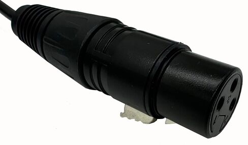 Halokny 1/4 to XLR Splitter Cable, 6.35mm (1/4inch) TS Male to XLR 3Pin Male and Female Microphone Stereo Unbalanced Audio Converter Adapter Y-Splitter Cable 1FT/30CM (TS) in Saudi Arabia