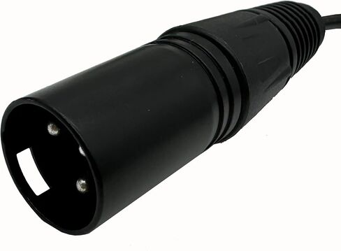 Halokny 1/4 to XLR Splitter Cable, 6.35mm (1/4inch) TS Male to XLR 3Pin Male and Female Microphone Stereo Unbalanced Audio Converter Adapter Y-Splitter Cable 1FT/30CM (TS) in Saudi Arabia