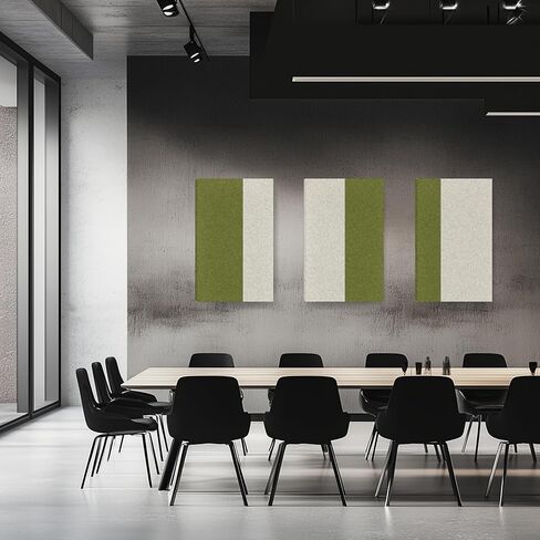 3 قطع من الألواح الصوتية المصنوعة من القماش المخيط ماصة للصوت، 3 قطع من ألواح الرغوة المقاومة للصوت مقاس 35.5 × 23.6 بوصة للجدران، وألواح الحائط المخففة للصوت للمنزل والمكتب. رمادي غامق ورمادي فاتح in Kuwait