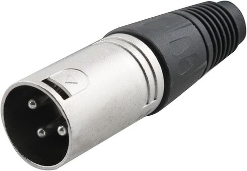 DGZZI 5PCS Audio XLR Plug Connector Male 3 pin Welding Type Microphone Audio Cable Connector Terminal in Kuwait