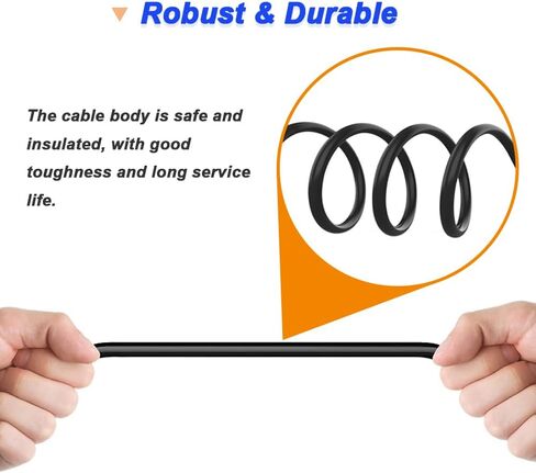 XLR to USB Microphone Cable, 3-Pin XLR Female Adapter to USB Adapter Converter Cord (2M/6.5FT) for Audio, Karaoke System, Recording, Studio, with XLR Male to Male Adapter in Kuwait