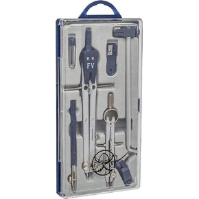 Drafting Compass for Geometry Set - Drawing Compass Geometry Set for Drafting, Math and Making Circles with Large Extension Beam for School, Drafting, Engineering and Architecture