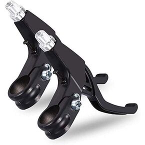 1 Pair Bike Brake Levers, Universal Handlebar Aluminum Alloy Bicycle Handle for for Mountain Bike, Kids Bike, Folding Bike, MTB BMX 2.2cm Diameter