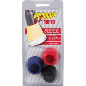Markwort Knob Cuff Taper Grip-Pack of 3 (Black/Blue/Red Mix)
