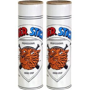 Tiger Stick Original Bat Grip Two Pack (4.25oz Each) - Double Pack Bat Wax Grip - No Stain, No Smell - Ideal for Baseball, Softball, Lacrosse, Golf, Surfing