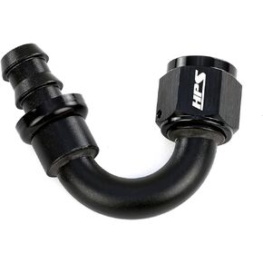 HPS Performance -12 150 Degree Push-On Aluminum AN Hose End, 150-1512