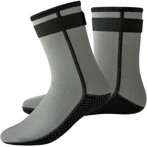 YDQUANI Wetsuit Socks 3mm Neoprene Diving Socks Thermal Anti-slip Scuba Socks Water Booties for Swimming Water Sports in Kuwait
