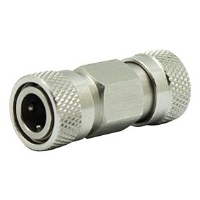 Universal Foster Quick-Disconnect Coupling Fill Adapter PCP Paintball HPA Air Tool Fittings (8mm Female to 8mm Female), 8MM Male to Male