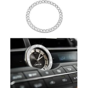 Crystal Clock Cover Diamond Outer Ring Compatible with Lexus NX2015-2017 NX200 NX300 F Sport AWD FWD