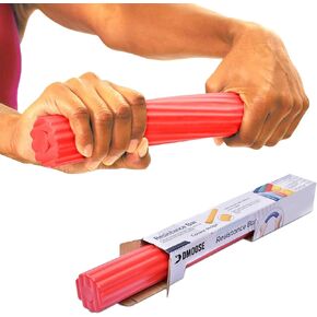 DMoose Fitness Resistance Bar for Physical Therapy, Relieves Tendonitis Pain & Improve Grip Strength, Strong and Flexible Non-slip Grip, Resistance Bar for Injury Recovery, Forearm Therapy & Tennis Elbow