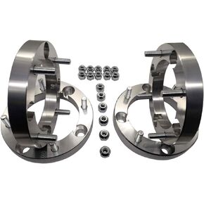 Heavy Duty 1" Wheel Washers Replacement for 4/156mm Bolt Pattern Polaris 3/8" Studs to Polaris 12mm Wheels 2008-2014 RZR Ranger 500/800 (Set of 4)