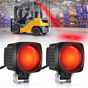 New Square LED Forklift Safety Lights Blue DC 12-100V Forklift Backup Lights 10W Warehouse Pedestrian Warning Spotlight