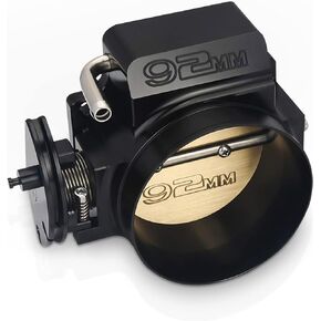 92mm Throttle Body Assembly Compatible with LS LS1 LS3 LS6 LSX Engine 4 Bolt Aluminum Black
