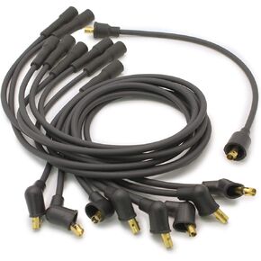 PerTronix 708104 Flame-Thrower Black Custom Fit Spark Plug Wire for 8 Cylinder Ford