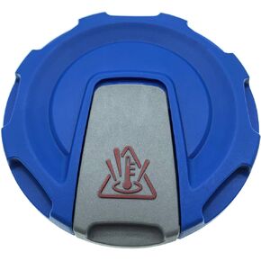 Radiator Expansion Tank Coolant Reservoir Cap Cover for Audi A4 A5 A6 A7 A8L S4 S5 Q5 Q7 Q8 RS4 RS5 & VW Toureg & Porsche Coolant Recovery Surge Tank Cap,Replace 4M0121321J 4M0121321K Antifreeze Cap