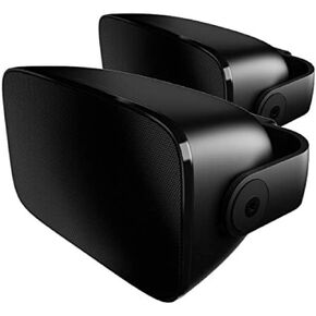 Bowers & Wilkins AM-1 Architectural Monitor Weather-Resistant Loudspeaker for Patio, Garden, or Poolside, 1" Aluminum-Dome Tweeter, 5" Glassfibre Cone Midrange & Auxiliary Bass Radiator (Pair, Black)