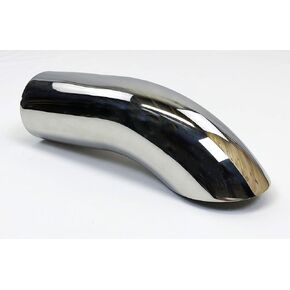 Exhaust Tip 2.25" Dia X 9.00" Long 2.00" Inlet Stainless Steel Wesdon Exhaust Tip
