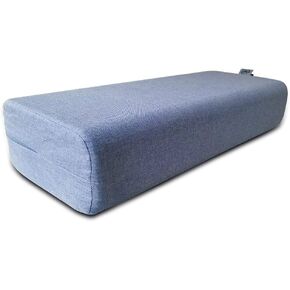 NGT new guide steps Yoga Bolster Pillow for Meditation and Support - Rectangular Yoga Cushion Foam Wedges Washable Suede Pillowcase for Men and Women with Carry Handles.…