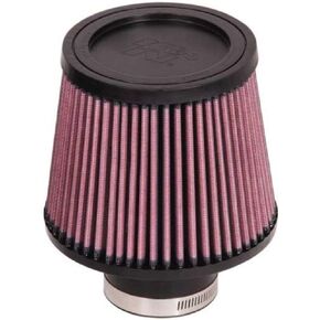 K&N Universal Clamp-On Air Intake Filter: High Performance, Premium, Washable, Replacement Air Filter: Flange Diameter: 2.5 In, Filter Height: 5 In, Flange Length: 2 In, Shape: Round Tapered, RU-5174