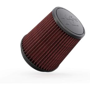 K&N Universal Clamp-On Air Intake Filter: High Performance, Premium Washable, Replacement Filter: Flange Diameter: 4.5 In, Filter Height: 6 In, Flange L: 0.625 In, Shape: Round Tapered, RU-4740, Black