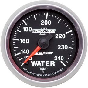 Auto Meter 3632 Sport Comp II Mechanical Water Temperature Gauge