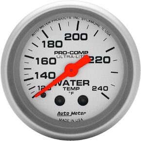 Auto Meter 4333 Ultra-Lite Mechanical Water Temperature Gauge