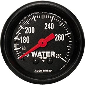 Auto Meter 2606 Z-Series Mechanical Water Temperature Gauge