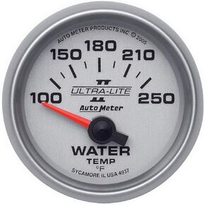 Auto Meter 4937 Ultra-Lite II Electric Water Temperature Gauge